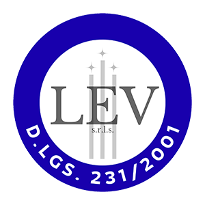 LEV D. LGS. 231/2001 Logo LEV certificazione D. LGS. 231/2001